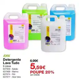 Staples IPEX Detergente Lava Tudo promoção