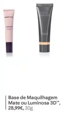 Mary Kay Mary kay base de maquilhagem mate ou luminosa 3d promoção