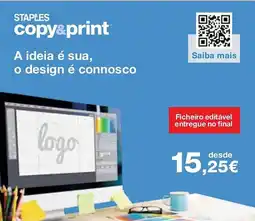 Staples Staples copy&print promoção