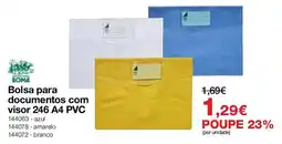 Staples Bolsa para documentos com visor 246 A4 PVC promoção