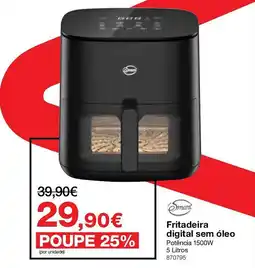 Staples Smart Fritadeira digital sem óleo promoção