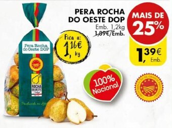 Pingo Doce Pera Rocha do Oeste DOP 1,2kg promoção