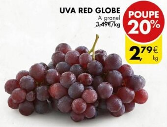 Pingo Doce Uva Red Globe promoção