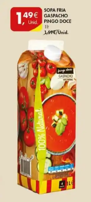 Sopa Fria Gaspacho Pingo Doce 1L