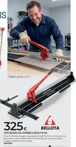 BigMat Cortadora de cerâmica neolite120 bellota promoção