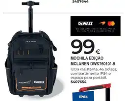 BigMat Mochila edição de mclaren dewalt promoção