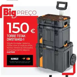 BigMat Torre Tstak Dewalt promoção