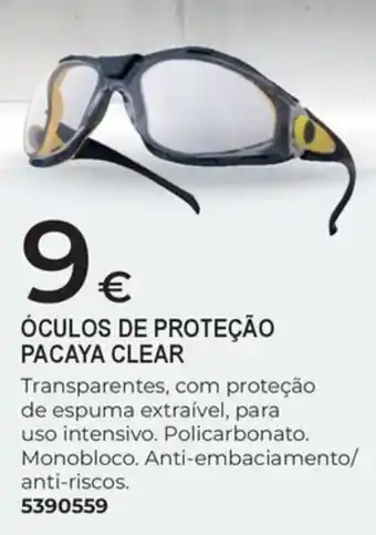 óculos de proteção pacaya clear