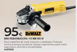 BigMat Mini-rebarbadora dewalt 115 mm 900 w promoção