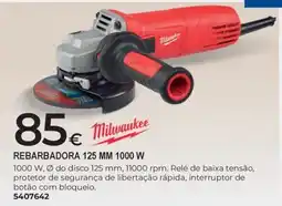 BigMat Rebarbadora 125 mm milwaukee promoção