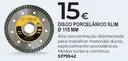 BigMat disco porcelânico slim promoção