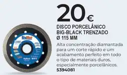 BigMat disco porcelânico big-black trenzado promoção