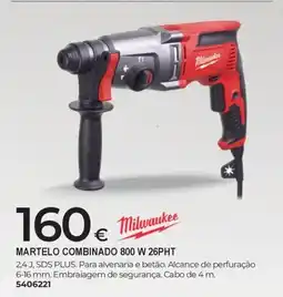 BigMat Martelo combinado 800 w 26pht milwaukee promoção