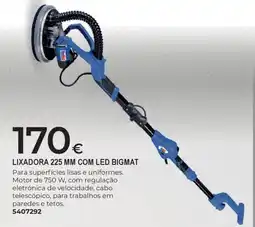 BigMat Lixadora 225 mm com led bigmat promoção