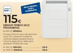 BigMat emissor térmico seco programável promoção