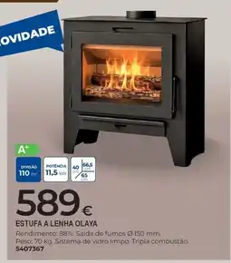 BigMat Estufa a lenha olaya promoção