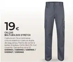 BigMat Calças multi-bolsos stretch promoção