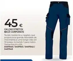 BigMat Calças stretch mach corporate promoção