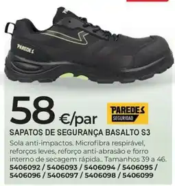 BigMat Sapatos de segurança basalto s3 promoção