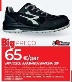 BigMat sapatos de segurança shanghai s1p promoção