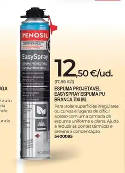 BigMat Penosil espuma projetável easyspray espuma pu branca promoção