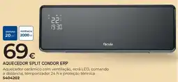 BigMat Aquecedor split condor erp promoção