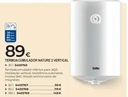 BigMat termoacumulador nature 2 vertical bigmat promoção