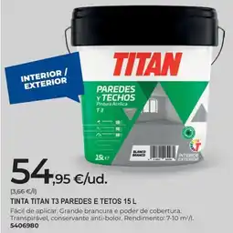BigMat tinta titan t3 paredes e tetos promoção
