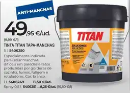 BigMat tinta titan tapa-manchas promoção