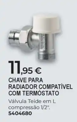 BigMat chave para radiador compatível com termostato promoção