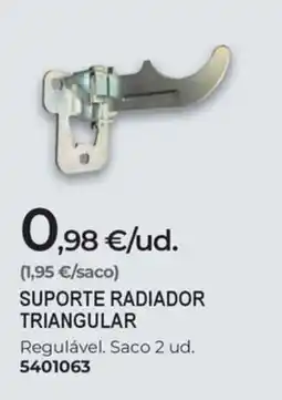 BigMat suporte radiador triangular promoção
