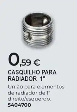 BigMat casquilho para radiador 1" promoção