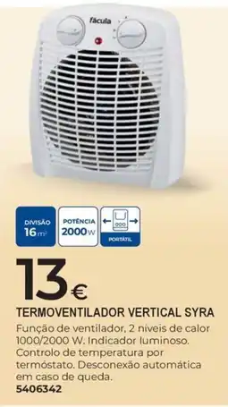 BigMat Termoventilador vertical syra promoção