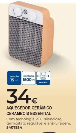 BigMat Aquecedor cerâmico cerambois essential promoção