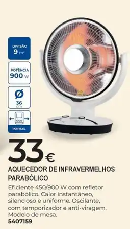 BigMat aquecedor de infravermelhos parabólico promoção