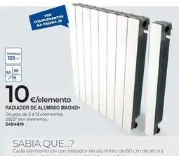 BigMat radiador de alumínio magno+ promoção