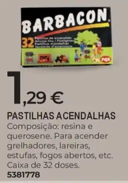 BigMat barbacon pastilhas acendalhas promoção