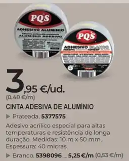 BigMat Cinta adesiva de alumínio PQS promoção