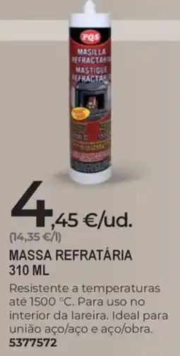 BigMat Massa refratária promoção