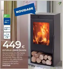 BigMat Estufa a lenha zahara promoção