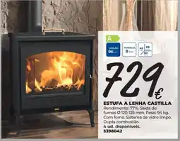 BigMat Estufa a lenha castilla promoção