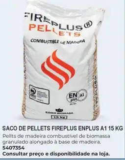 BigMat Saco de pellets fireplus enplus a1 promoção