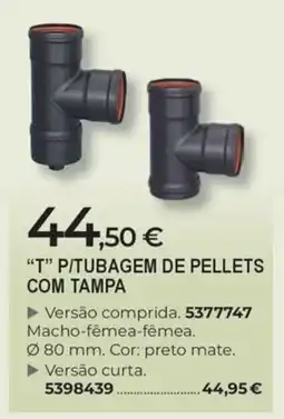 BigMat t p/tubagem de pellets com tampa promoção