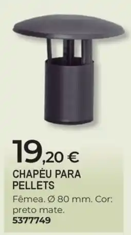 BigMat chapéu para pellets promoção
