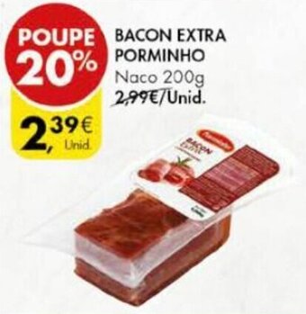 Pingo Doce Bacon Extra Porminho 200g promoção