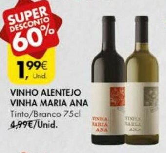 Vinho Alentejo Vinha Maria Ana 75cl