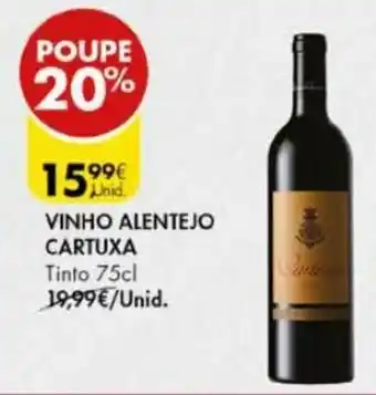 Pingo Doce Vinho Alentejo Cartuxa 75cl promoção