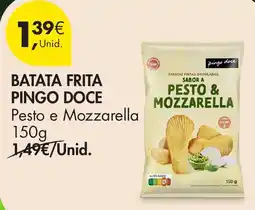 Pingo Doce batata frita pingo doce sabor a pesto & mozzarella promoção