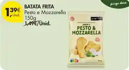 Pingo Doce batata frita pesto e mozzarella pingo doce promoção