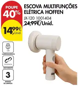 Pingo Doce escova multifunções elétrica hoffen promoção